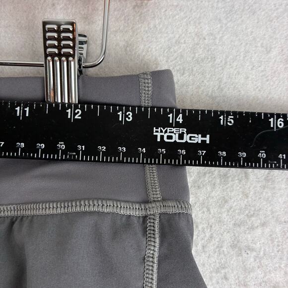 Ivy Sky Performance Active Shorts Womens Small Grey Yellow Visible Running Lined - Picture 3 of 6